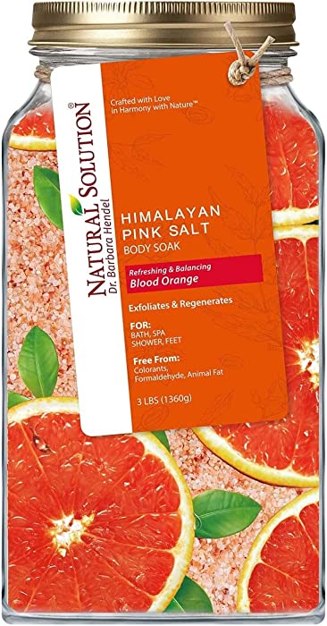 Foot Soak, Dissolvable Therapy Formulas of Organic Blood Orange, Best for Joint & Muscle Relief, Bath Salt– 3lbs