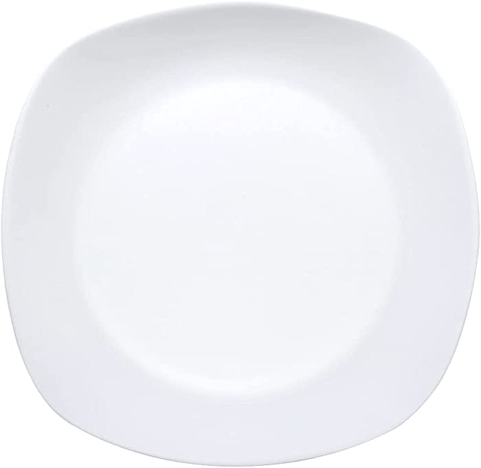 Erya Porcelain Dinnerware, Party of 6 Appetizer Plates, White - 7.25"