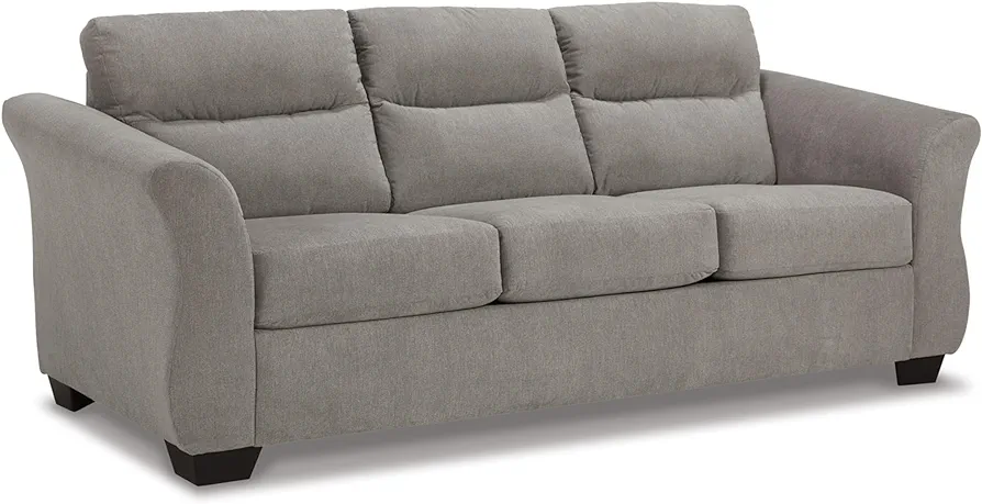 Signature Design by Ashley Miravel Casual Sofa for Living Room, Light Gray