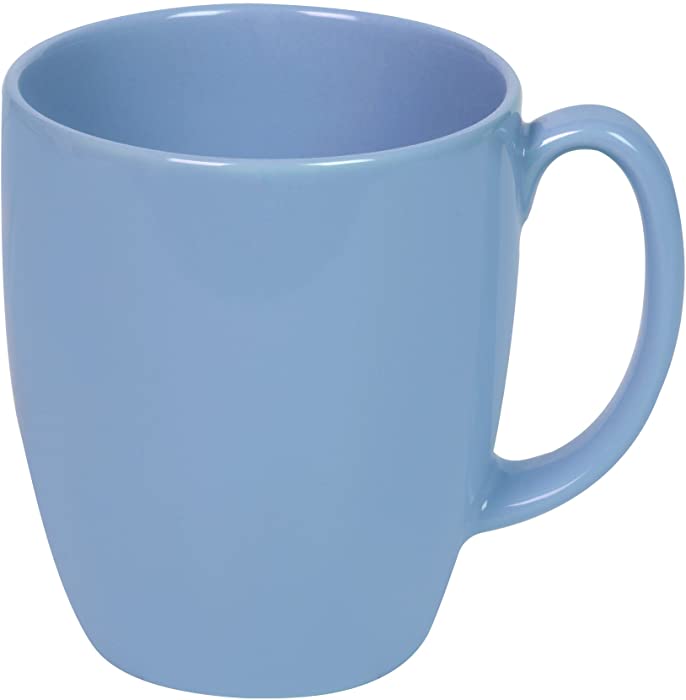 CORELLE light blue, livingware ounce mug, 10.4 Ounce, 1 Count (Pack of 1)
