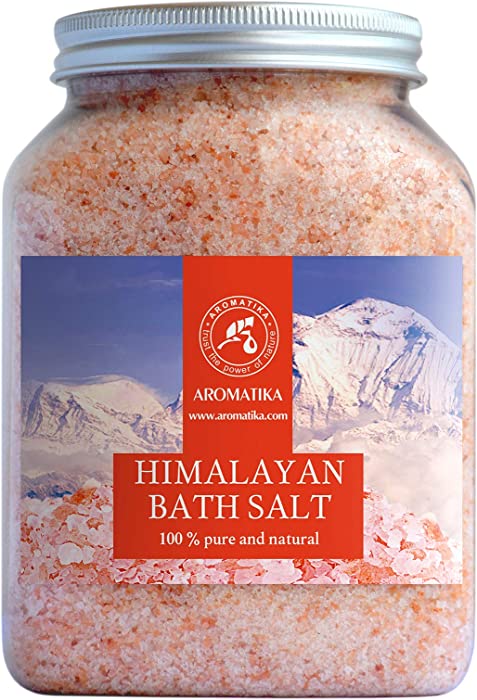 Himalayan Salt Pink Crystal Salt 46 oz - 100% Pure & Natural - Himalayan Salt for Good Sleep - Stress Relief - Detox Cleanse