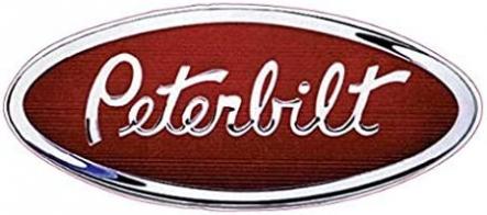 (Set of 3) Peterbilt Badge Printed Decal Sticker - Sticker Graphic - Auto, Wall, Laptop, Cell, Truck Sticker for Windows, Cars, Trucks