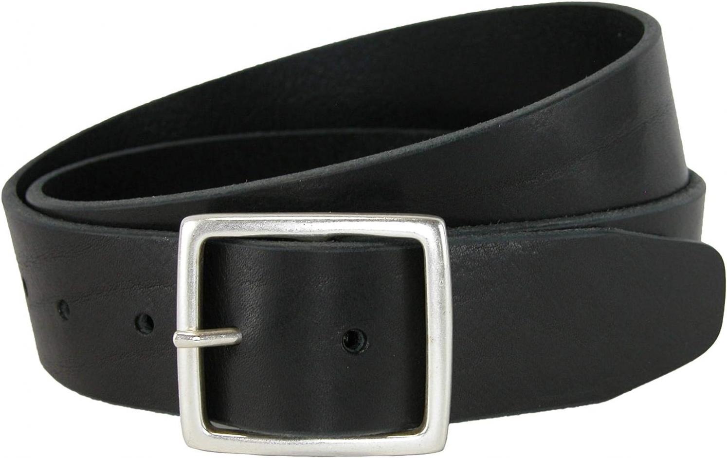 CrookhornDavis Dress Belt for Men, NoHo Bullhide Leather Accessories