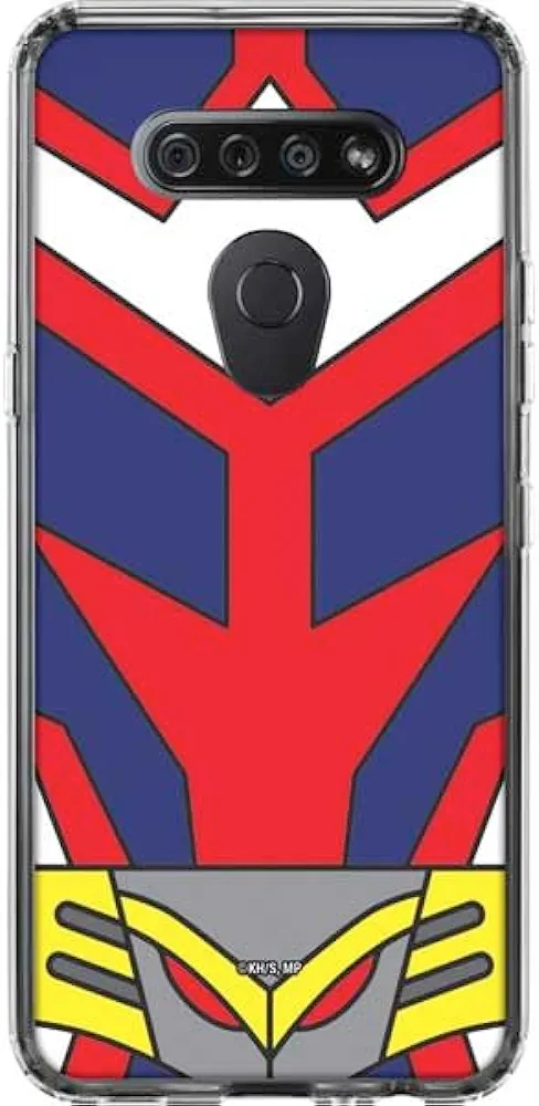 Skinit Clear Phone Case Compatible with LG K51/Q51 - Officially Licensed My Hero Academia All Might Suit Design