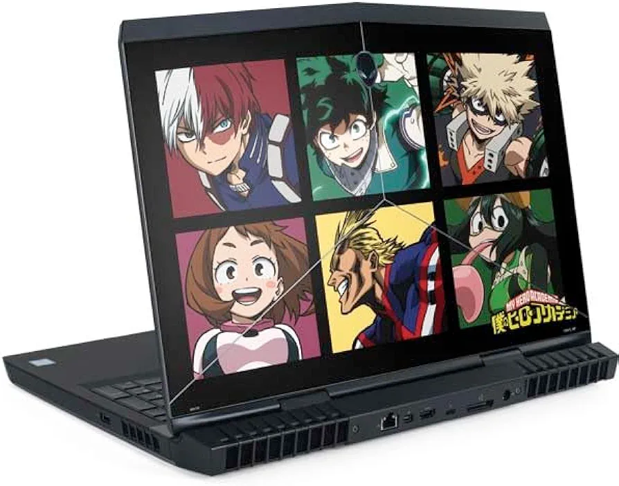 Skinit Decal Laptop Skin Compatible with Alienware M16 R2 Gaming Laptop - Officially Licensed My Hero Academia Group Shot Design