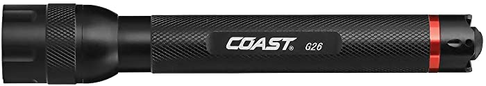 Coast® G26 330 Lumen Bulls-Eye™ Spot Beam LED Flashlight, Batteries Included