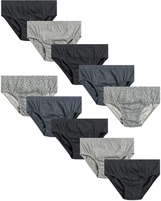 Van Heusen Men’s Underwear – Low Rise Briefs with Contour Pouch (10 Pack)