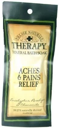 Village Naturals Stress & Tension Relief Mineral Bath Soak 2 Oz Sampler