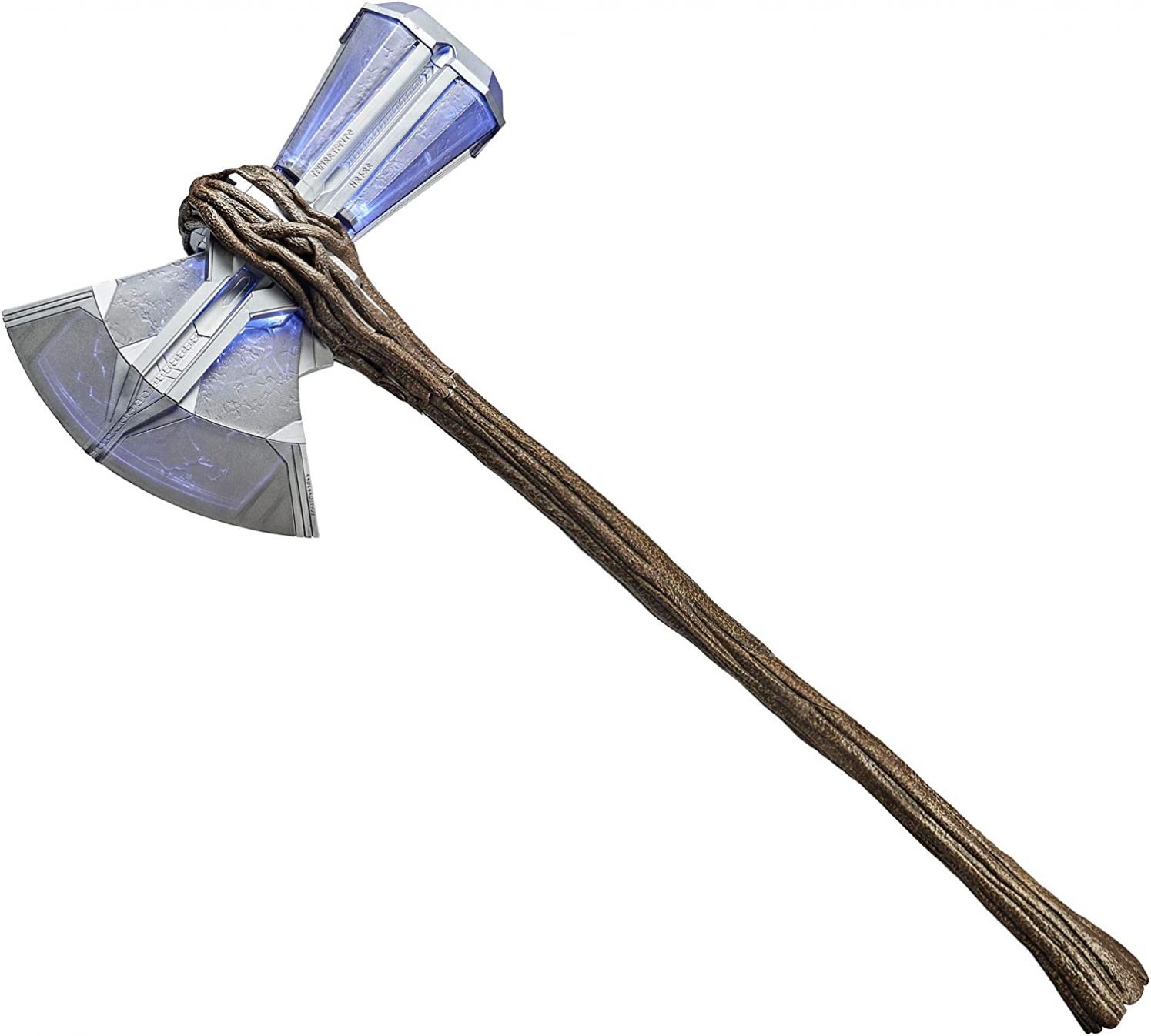 Avengers Marvel Endgame Marvel Legends Stormbreaker Electronic Axe Thor Premium Roleplay Item with Sound FX, for Fans, Collectors, and Adults
