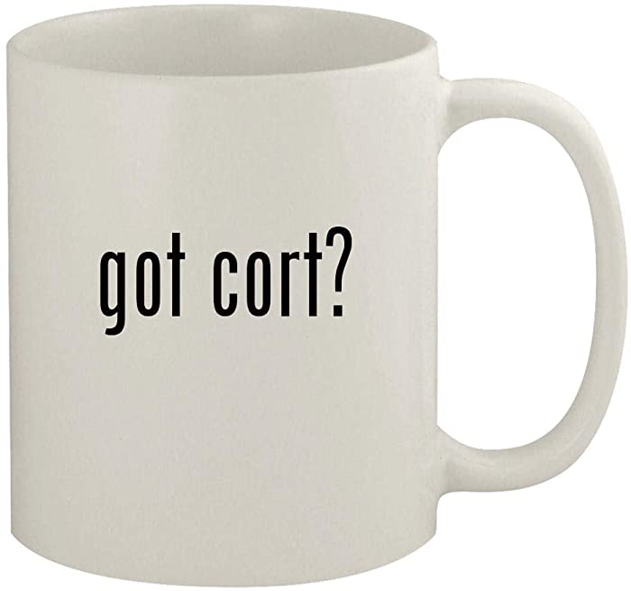 got cort? - 11oz Ceramic White Coffee Mug, White