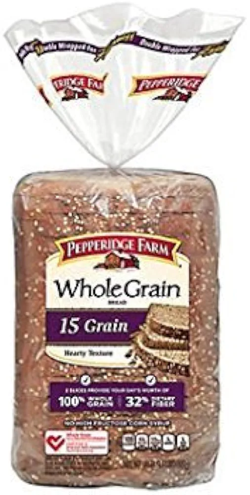Pepperidge Farm Whole Grain 15 Grain Bread - 24 oz. (pack of 2)
