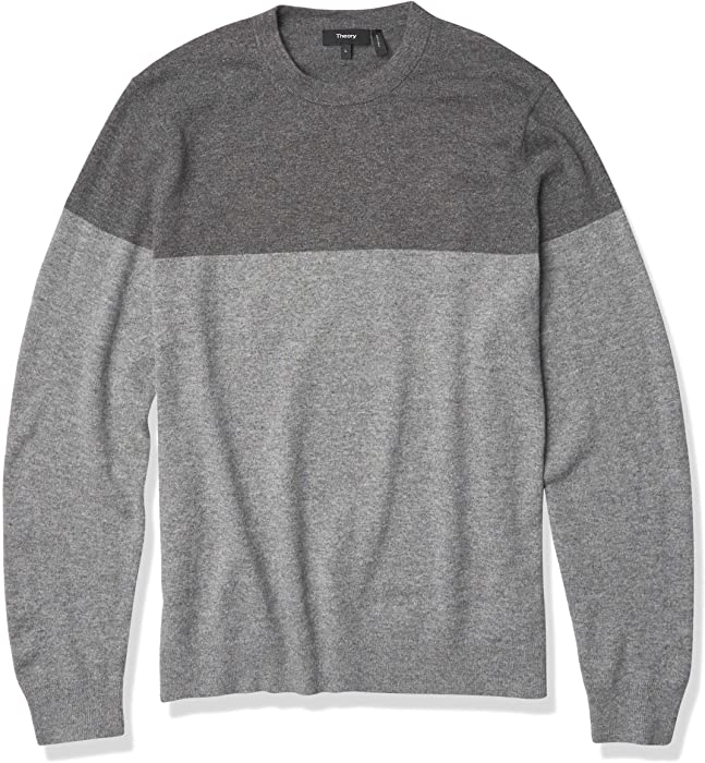 Theory Men's Hilles Cashmere Colorblocked Sweater
