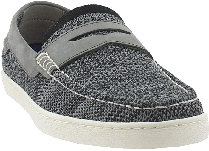 Cole Haan Mens Pinch Weekend Knit Loafers Casual Shoes - Grey