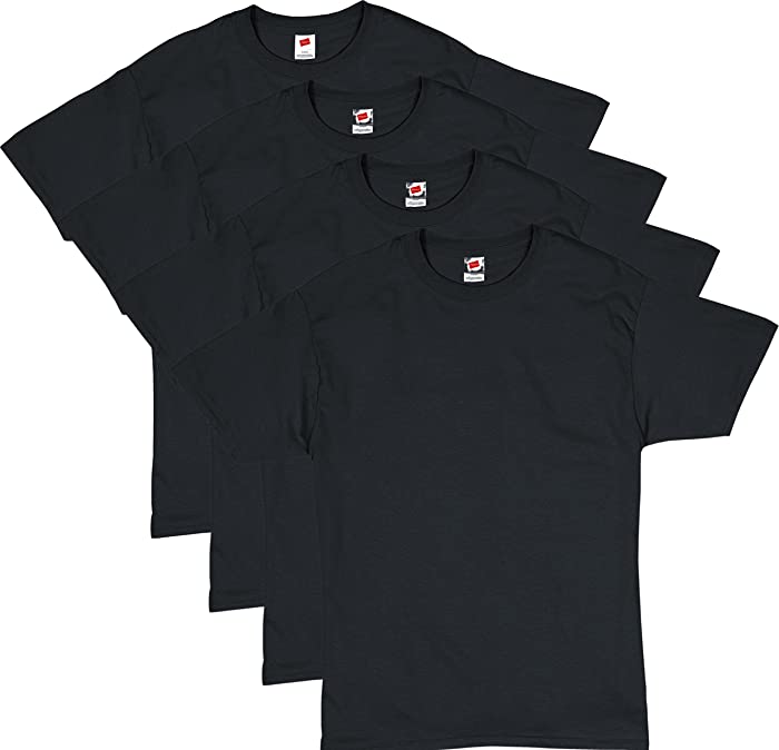 Hanes Men's Essentials Short Sleeve T-shirt Value Pack (4-pack)