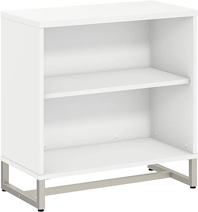 Bush Business Furniture Office by Kathy Ireland Method Bookcase Cabinet, White
