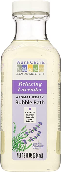 Aura Cacia Bubble Bath Lavender Relaxing, 13 Oz (Pack of 1)