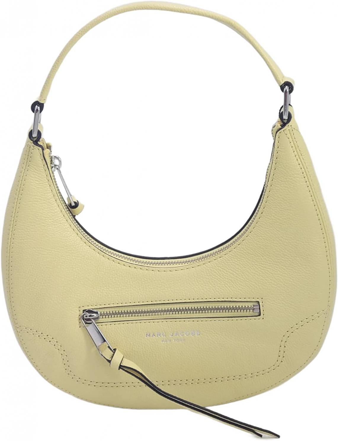 Marc Jacobs H920L03FA22 French Vanilla Off White With Silver Hardware Women's Leather Messenger/Shoulder Bag