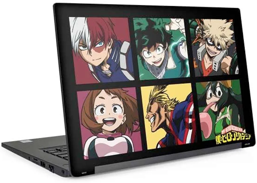 Skinit Decal Laptop Skin Compatible with Latitude 7490 - Officially Licensed My Hero Academia Group Shot Design