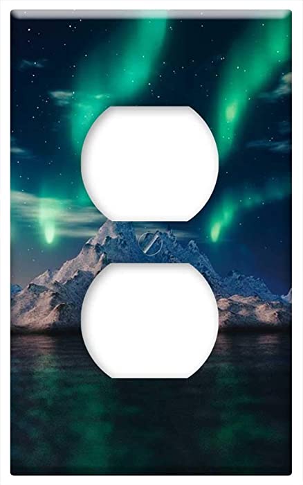 Switch Plate Outlet Cover - Northern Lights Aurora Borealis Blender Nature