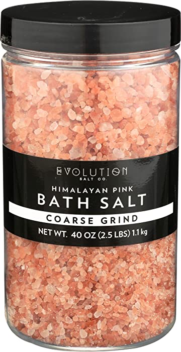 Evolution Salt Bath Crystal Himalayan Salt Coarse Grind 40 oz