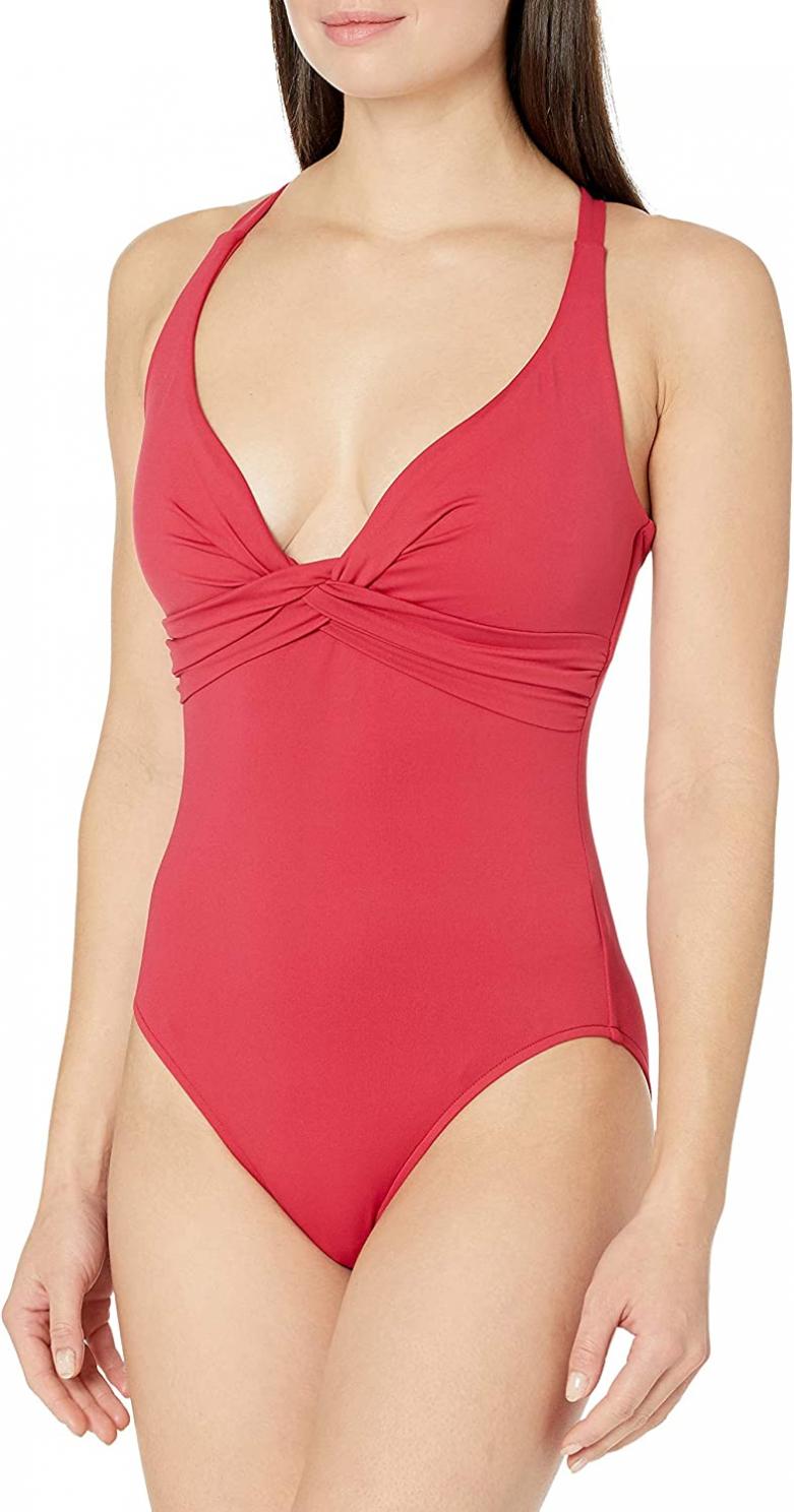 Seafolly Women's Dd Cup Wrap Front One Piece Swimsuit