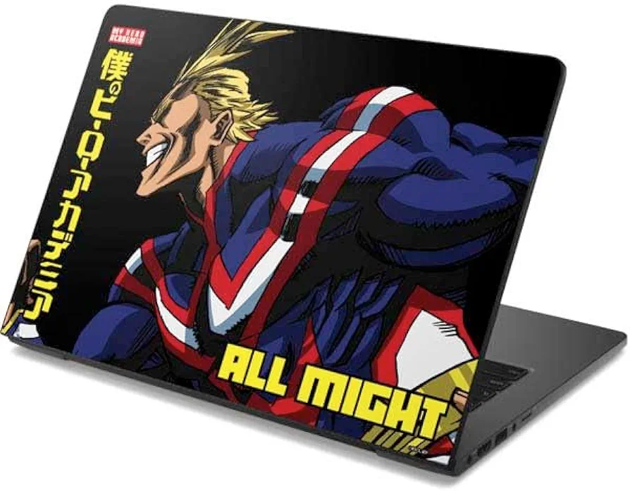 Skinit Decal Laptop Skin Compatible with Chromebook - Officially Licensed My Hero Academia All Might Ready for Battle Design