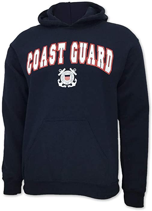 United States Coast Guard Arch Seal Hooded Sweatshirt