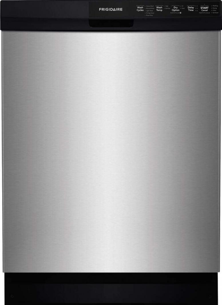 Frigidaire FFBD2412SS 24" Built-In Dishwasher with 14 Place Setting Energy Saver Plus Cycle SpaceWise Silverware Basket and Delay Start in Stainless