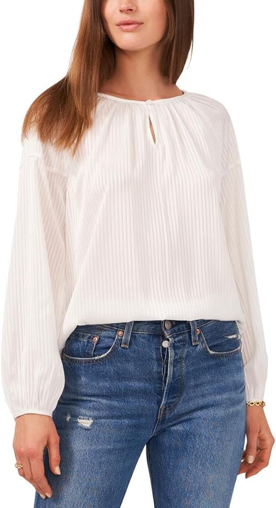 Vince Camuto Womens Satin t Blouse