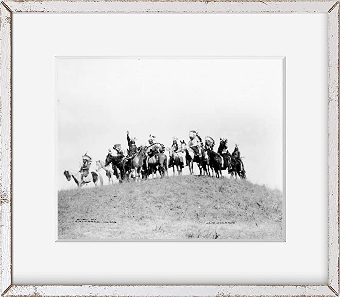 INFINITE PHOTOGRAPHS Photo: Ponca Indian Scouts | Horseback | 101 Ranch | Bliss Oklahoma | Traditional Headdress