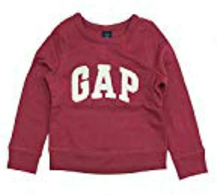 GAP Little Girl's Logo Sweatshirts, Rose Sz 2yrs, 3 yrs