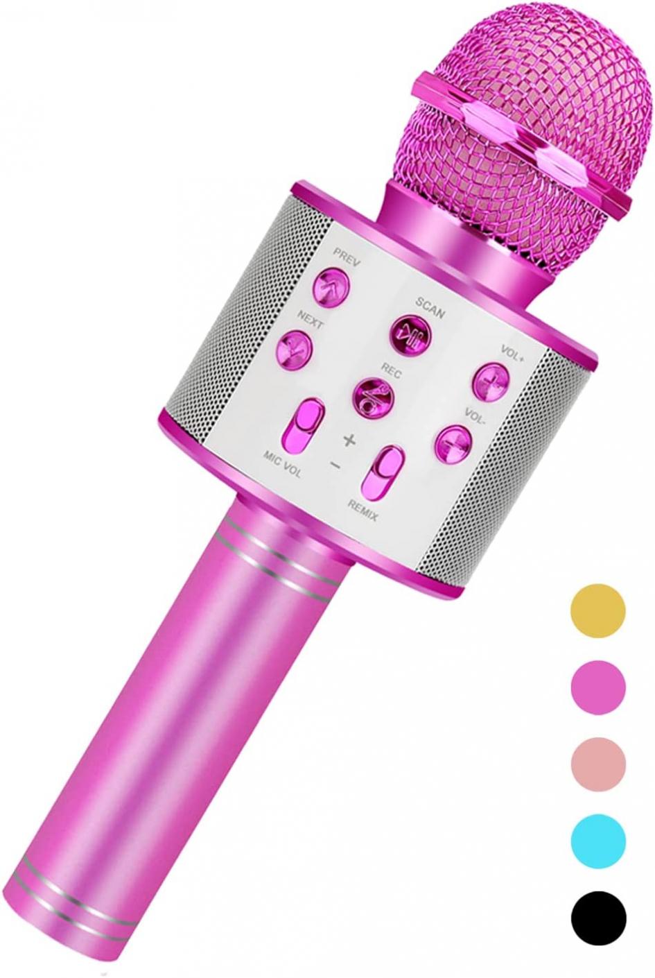 Niskite Kids Toys for 3-14 Year Old Girls Gifts,Karaoke Microphone Machine for Kids Toddler Toys Age 4-12, Christmas Birthday Valentine Gifts for 5 6 7 8 9 10 Year Old Teens Girl