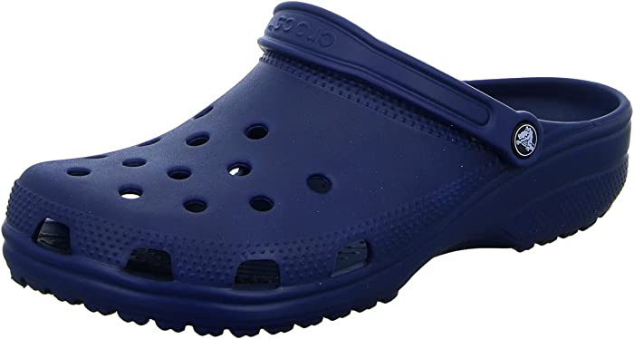 Crocs Unisex Adults Classic Clog Shower Beach Lightweight Water Shoes - Navy - M9/W11