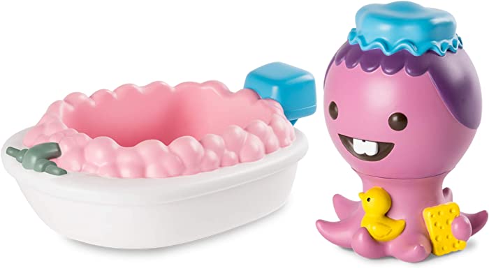 Sago Mini, Dennis’ Bathtub Squirter & Boat Floatie, Bpa & Mold Free Easy Clean Bath Toys, for Ages 1 & Up, Multicolor