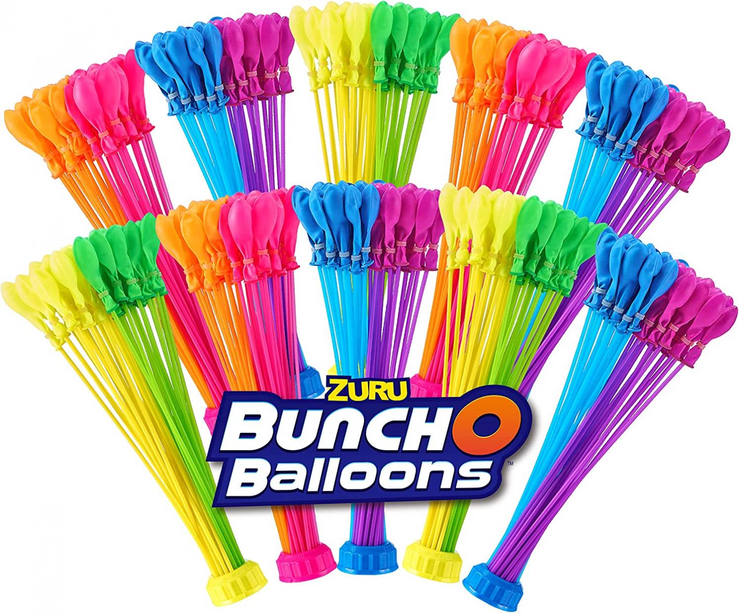Bunch O Balloons Neon Colors (10 Pack) by ZURU, 350+ Rapid-Filling Self-Sealing Neon Colored Water Balloons for Outdoor Family, Friends, Children Summer Fun (10 Pack)
