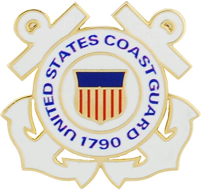 United States Coast Guard USCG Anchor 1" Lapel Pin