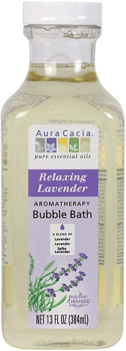 Aura Cacia - Relaxing Lavender Aromatherapy Bubble Bath | Pure Essential Oils | Pack of 3 - 13 fl. oz.