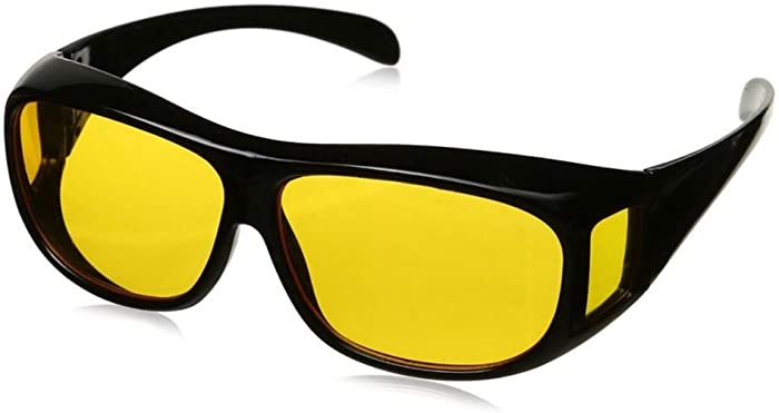 HD Night Vision Wrap Arounds Sunglasses