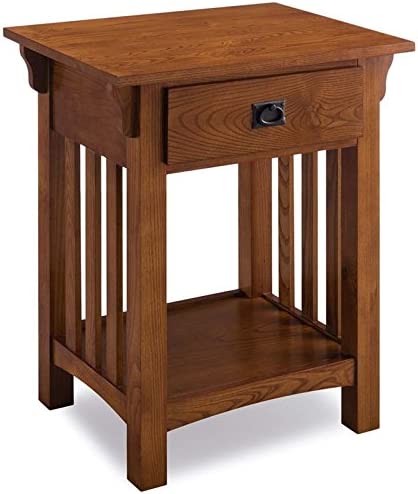 KD Furnishings Wooden Contemporary Side Table with Drawer