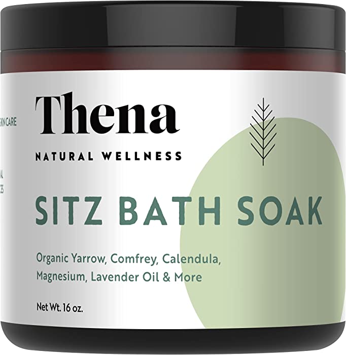 Best Organic Sitz Bath Soak For Postpartum New Mom Essentials & Natural Hemorrhoid Treatment, 100% Natural & Gentle With Pure Epsom & Dead Sea Salts Witch Hazel Lavender Essential Oil