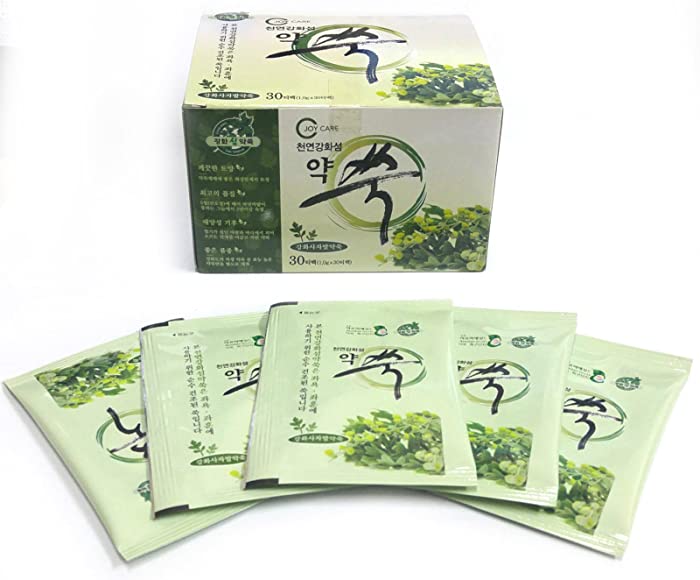 Ganghwa Spa Artemisia Herba Wormwood Powder 30 bags Herbal Medicine For Sitz Foot Bath Therapy