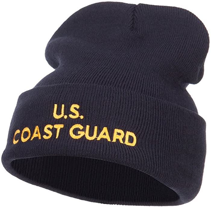 US Coast Guard Embroidered Long Beanie