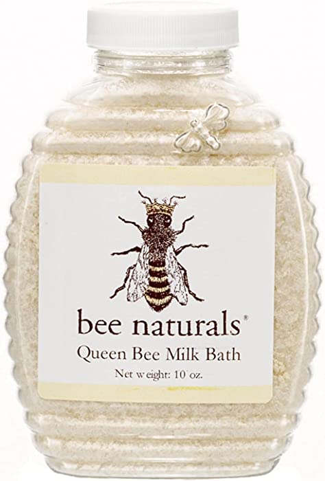 Bee Naturals Queen Bee Milk Bath - Luxurious And Nourishing Epsom Salt Bath - Cleanly Formulated Milk Bath For Soft, Supple Skin - Gentle And Naturally Derived Formula, Suitable For All Ages - 10oz