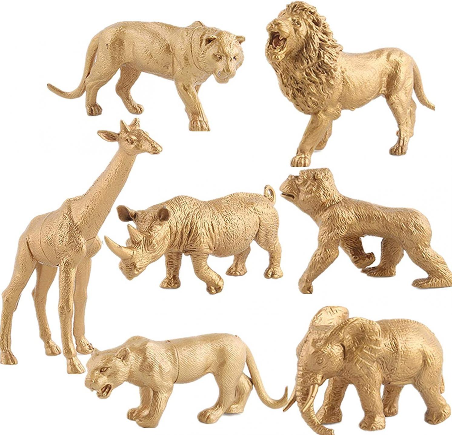 Safari Animals Figures, Wild Animals Figures Animals Toy for Kids, Toddlers
