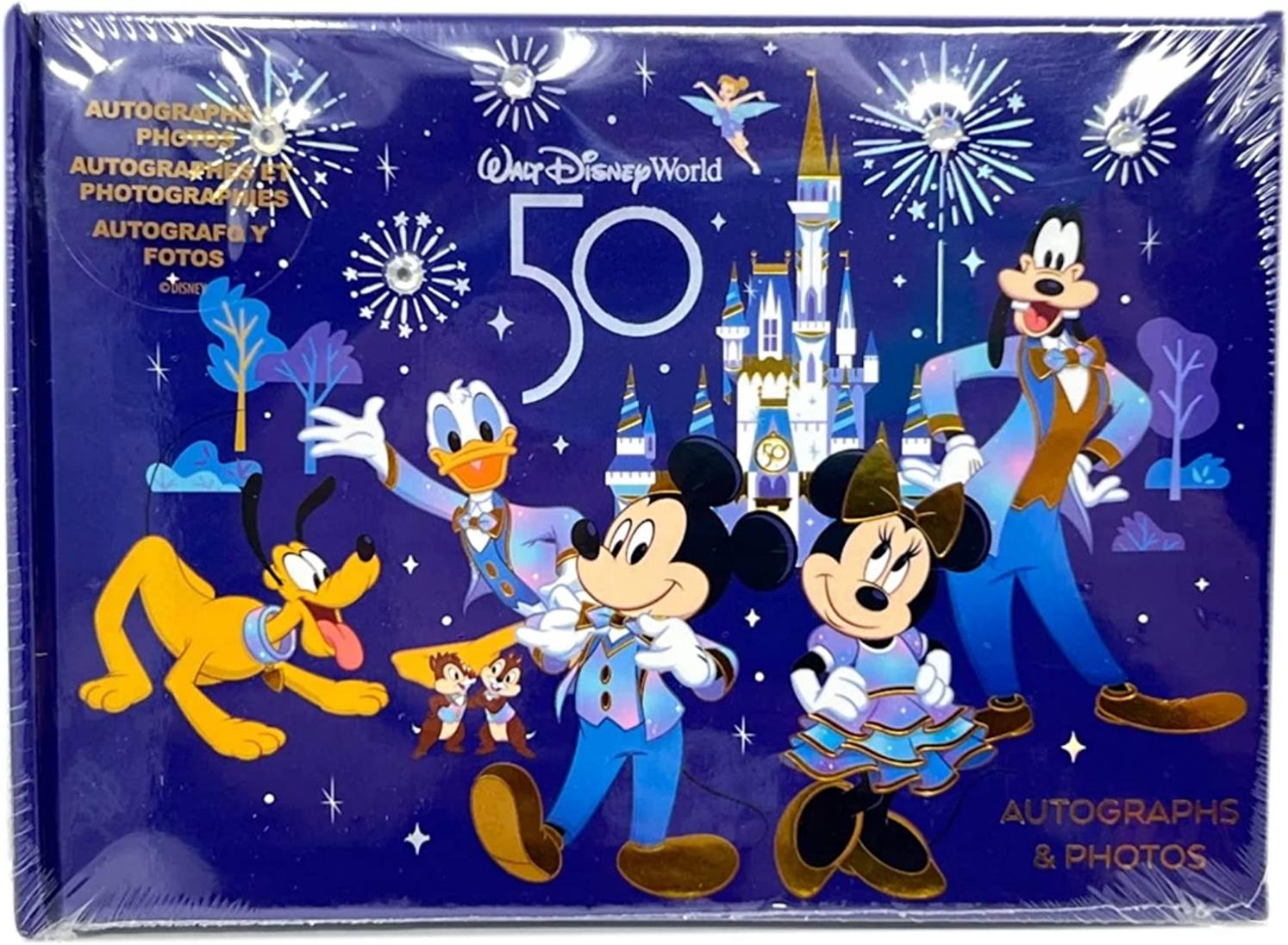 Disney Parks Exclusive - Wait Disney World Official Autograph Book - 50th Anniversary