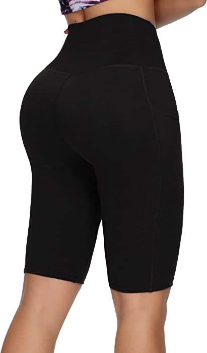 QUEENIEKE Workout Shorts High Waist Athletic Shorts Non See-Through Yoga Shorts for Women 20604