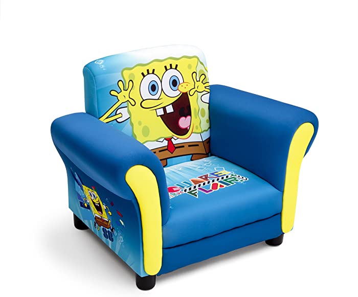 Delta Children Upholstered Chair, Nickelodeon Spongebob
