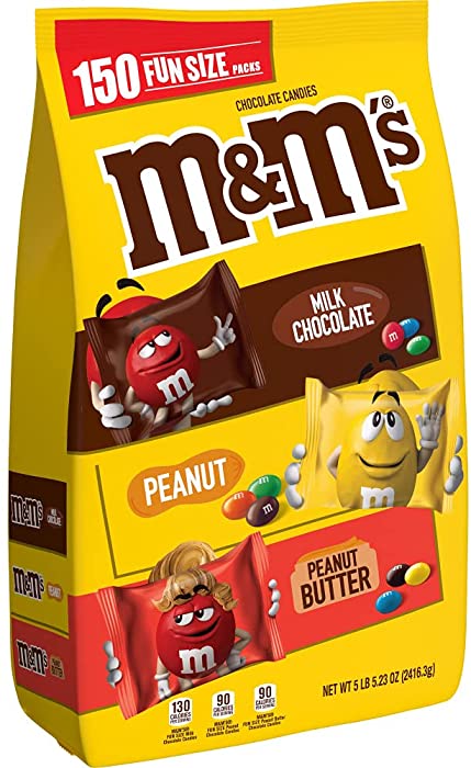 M&M'S Variety Mix Chocolate Fun Size Candy 85.23-Ounce 150-Piece Bag