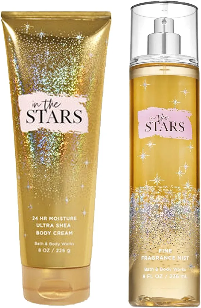 Bath and Body Works In The Stars Ultra She Body Cream & Fine Fragrance Mist Set 2018