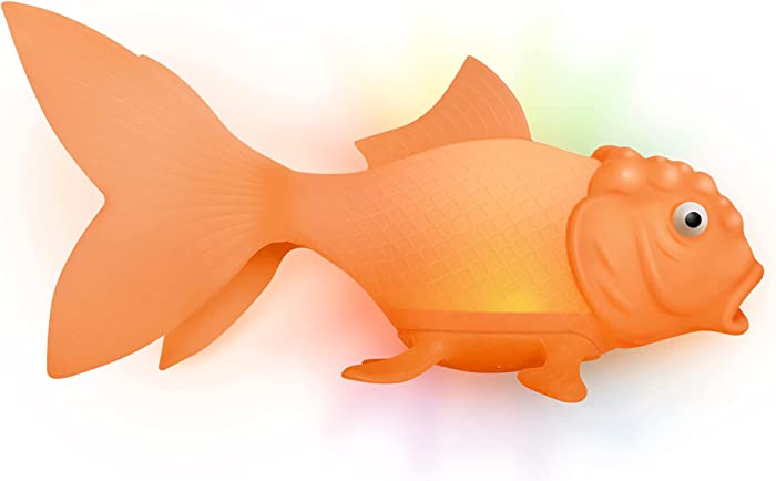 Genuine Fred Koi Toy Light-Up Bath Goldfish,Orange